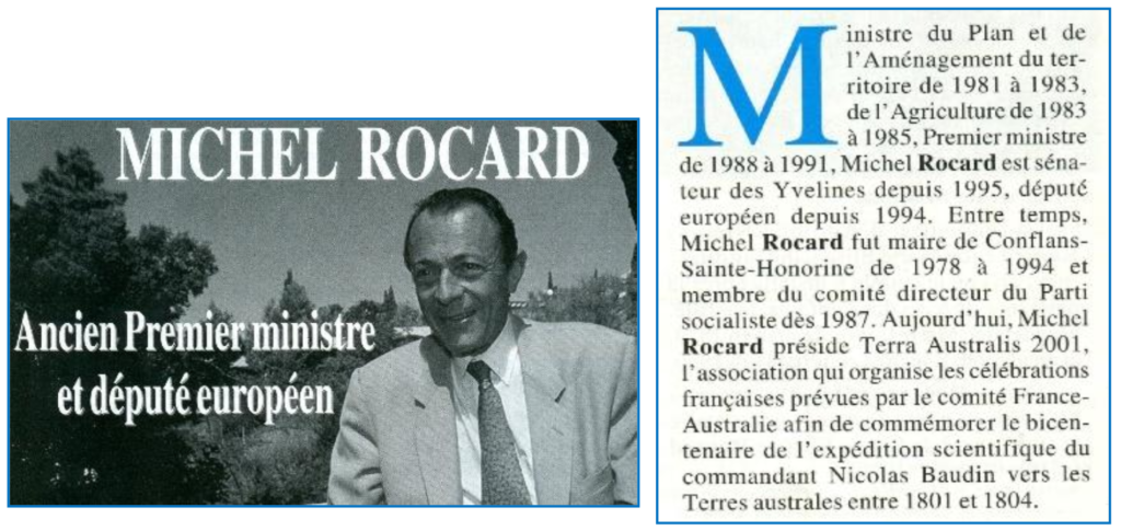 Michel Rocard, descendant de Péronne Mallinjoud et Célestin Favre
